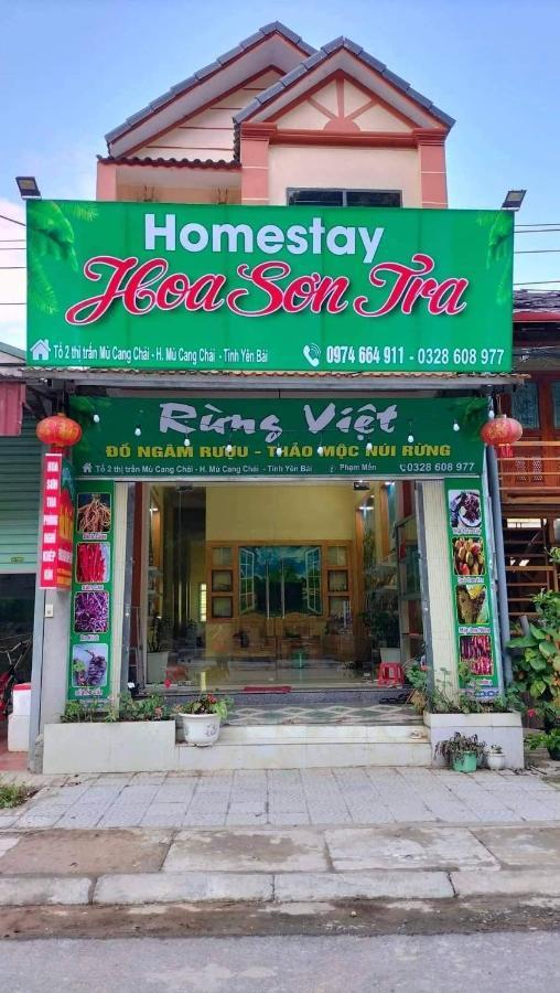 Hoa Son Tra Hotel Mu Cang Chai Exterior foto