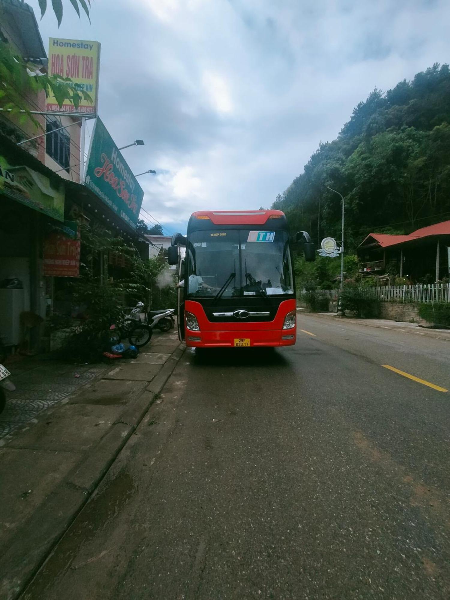 Hoa Son Tra Hotel Mu Cang Chai Exterior foto